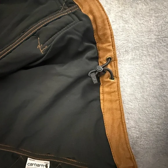 Carhartt Tan Quilted Canvas Work Vest - Picture 6 of 7